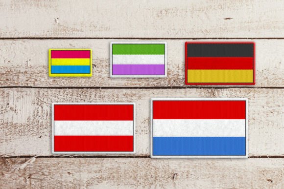 3 Color Horizontal Stripe Flag Feltie Review