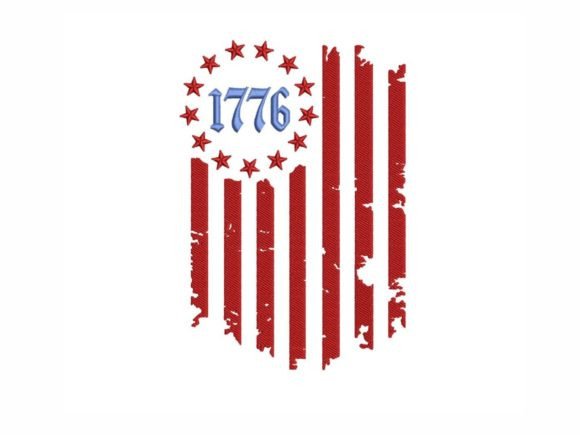 776 American Flag Embroidery Design Review