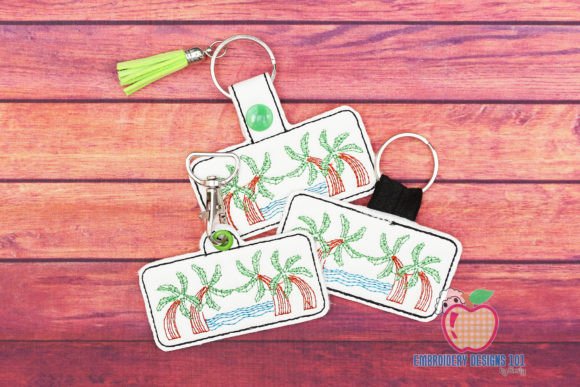 Beach Scene in the Hoop Keyfob Review