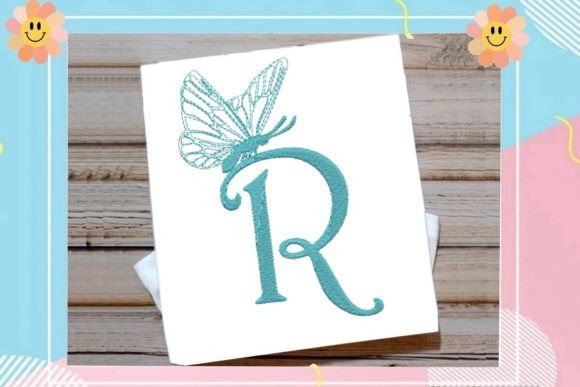 Beautiful Butterfly Letter R Review for Seasonal Embroidery