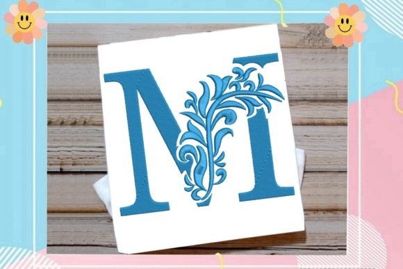 Beautiful Monogram Letter M Review for Craft Fairs