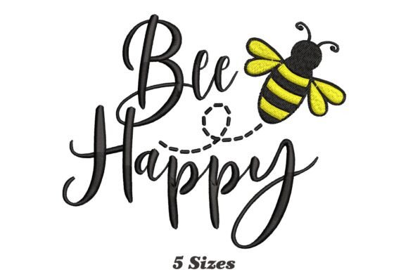 Bee Happy Embroidery Design Review