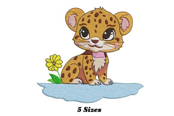 Cute Baby Leopard Embroidery Design Review