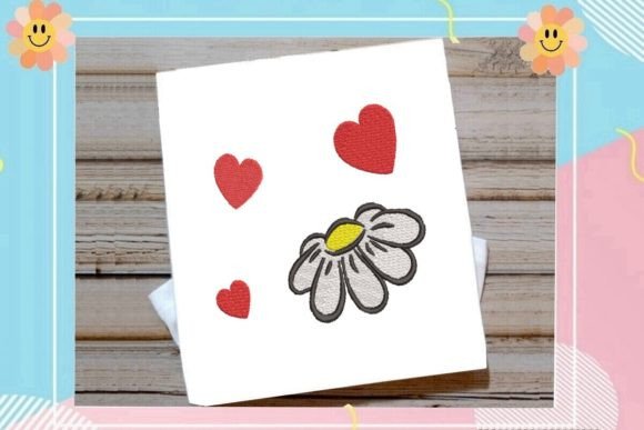 Cute Flower and Hearts Embroidery Review