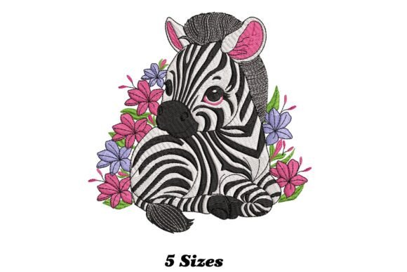 Floral Zebra Embroidery Design Review