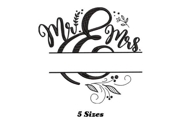 Mr and Mrs Monogram Wedding Gift