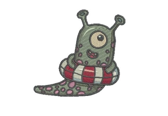 Splashy Swimming Monster Embroidery Review
