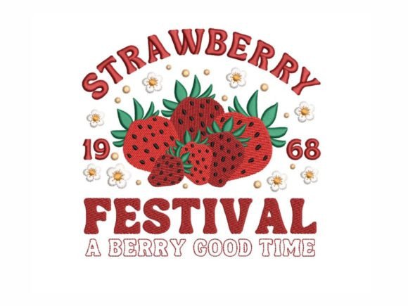 Strawberry Festival Embroidery Review